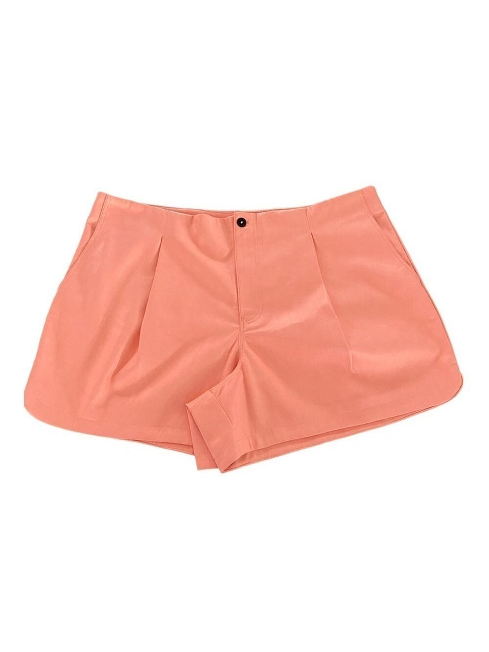 Avec Les Filles Pleated Faux Leather Shorts NWT Size 2X